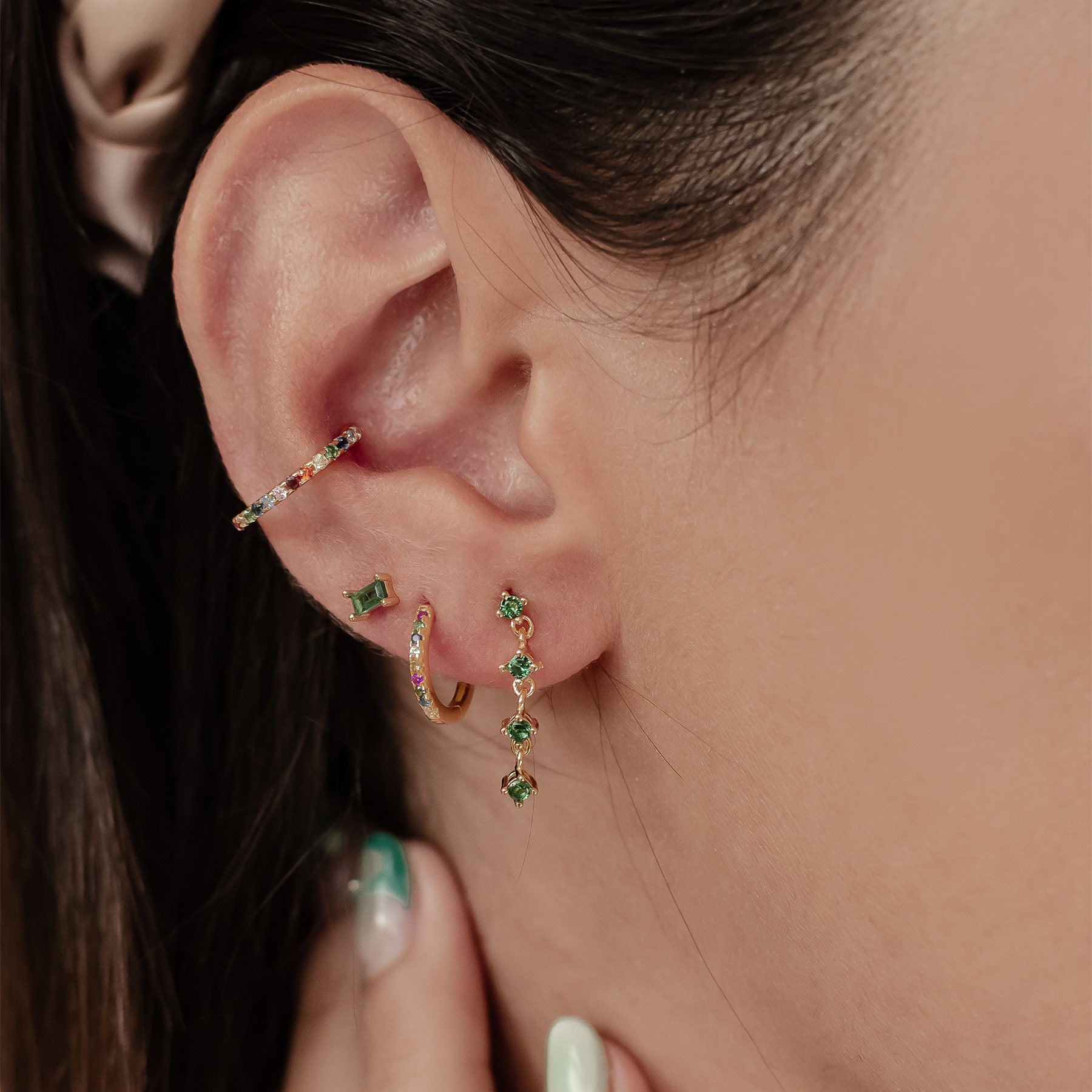 Set Pendientes Coloridos